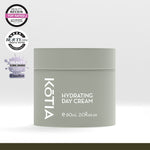 Kotia Hydrating Day Cream 60ml - Increase deep skin hydration by 127% with two powerful skincare active ingredients: Evicare Hyaluronic Acid and Riboxyl